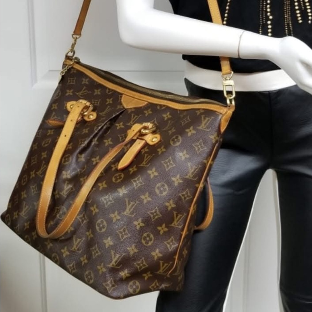 Louis Vuitton Brown Monogram Palermo Tote Bag